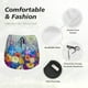 thumbnail image 4 of Balery Spring Flower Seasonal Pantalones cortos deportivos para mujer con forro y dos bolsillos, elásticos, para entrenamiento, gimnasio, yoga-Medium, 4 of 7