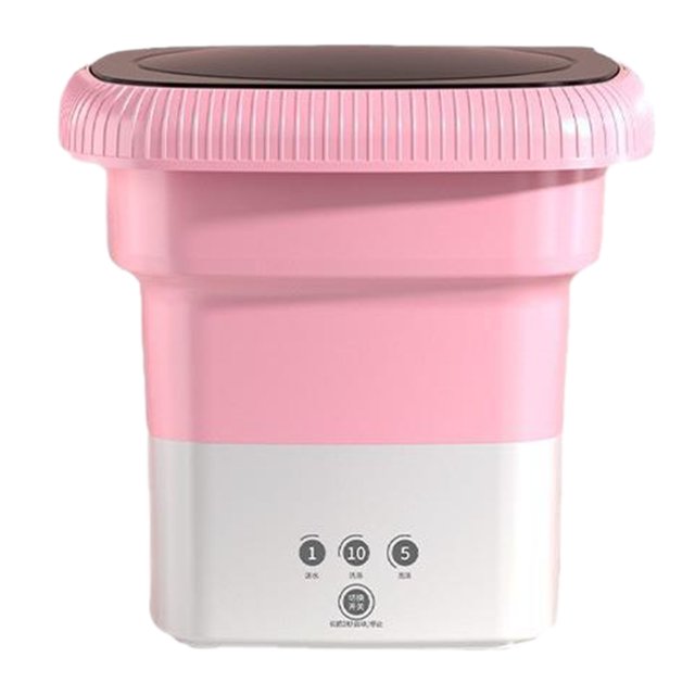 BFSAUHA Portable Foldable Mini Washing Machine for Small Laundry Smart Cleaning Socks Underwear Compact Washer Ideal for Bathroom Kitchen Living Room