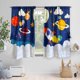 thumbnail image 1 of Béla Home Cortinas Infantiles niño niña 1.30 Alto X 2m Ancho ( Espacio), 1 of 4