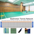 thumbnail image 1 of Filet de Badminton Ourlet Extensible Résistant à l'Usure Filet de Volleyball Portable Équipement de Sport Fourniture Extérieure, 1 of 7