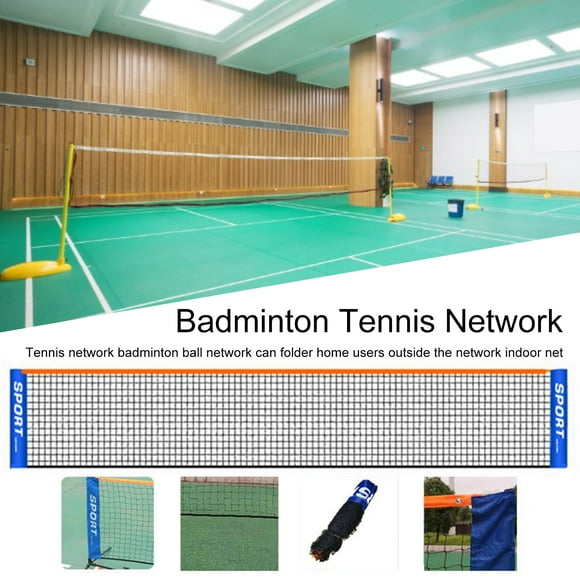 Badminton Net Stretch Hem Wear-resistant Portable Volleyball Tennis Net Sports Equipment Outdoor Supply