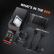 ANCEL HD3400 Pro Heavy Duty Truck Scanner All System Diesel Truck Diagnostic Tool, D-P-F Regen & Oil Reset for Cummins, Detroit, Caterpillar, Paccar, Volvo, Mack, International