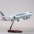 thumbnail image 3 of EROCK 1:130 American Airlines Boeing 787 Airplane Model Ornament W/ LED Light Wheel, 3 of 13