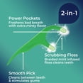 thumbnail image 3 of DenTek Fresh Breath Floss Picks with Mint Flavor Power Pockets, Dental Floss and Plaque Remover, 150 Count, 3 of 17