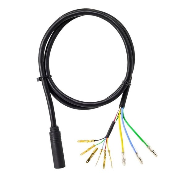 120Cm Electric Bike 9 Pin Motor Convert Extension Cable Cord Waterproof Connector For Front Rear Wheel Hub Motors