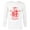 White, variant on Star Wars R2-D2 and C-3PO Christmas Nordic Print Red - Long Sleeve T-Shirt for Men - Customized-White