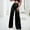 Black, variant on Women's Plus Cargo Pants Women Plus Size Jeans Women's Fashion Casual Sequined Pants Sparkling Sequins High Waisted Wide Leg Flared Pants Flared Pants Nightclub Wear