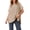 🔥 Khaki, variant on Sentmoon Women Summer Clothes Women's Clothes Ladies' Casual and Fashionable Solid Color 3/4 Sleeve Crew Neck Top Casual for Travel & Vacation White XXXL