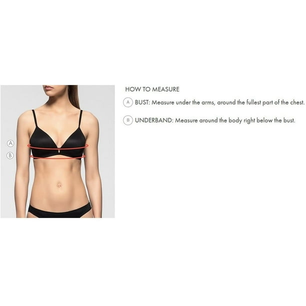 Calvin Klein Womens Perfectly Fit Lightly Lined Memory Touch T-Shirt Bra 