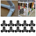 thumbnail image 1 of 10 Uds Accesorios de Tubería de 3 Vías Accesorios de Codo de PVC Conector de Tubería de PVC Conector en T de Plástico de PVC Conector de Esquina de Codo 25mm de Diámetro ANGGREK Otros, 1 of 8