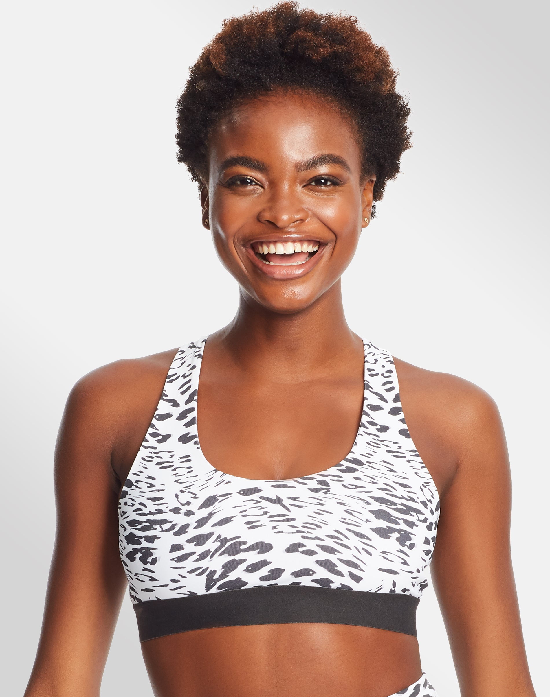 Meadow Racerback Built-in Bra Top (print)