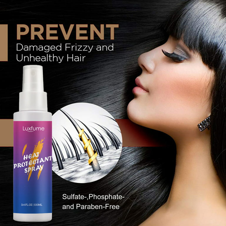 Luxfume Hair heat protectant spray Quick Dry heat protection hair