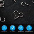 thumbnail image 6 of 100 Pcs Metal Hooks Screw Hooks Cup Hooks Screw Ceiling Hooks, 6 of 6