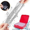 thumbnail image 1 of 120 PCS Removable Double Sided Adhesive Tape, Reusable Mounting Tape with Storage Box, Wall Tape Strips Transparent Tape for Photo Walls, 1 of 5