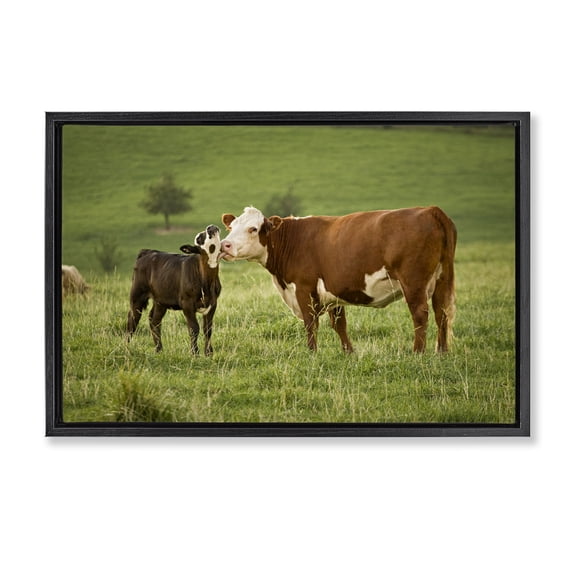 Stupell Industries Rustic Lodge Black Floating Frame Canvas Art, 25 x 17, by Marty Hulsebos