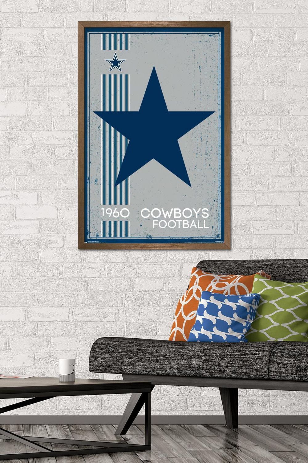 NFL Dallas Cowboys - Retro Logo 14 Wall Poster, 22.375" x 34"