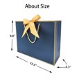 thumbnail image 3 of Bolsas de Regalo TKSBAG 32x25x11 cm Azul Marino con Cinta 12 uds, 3 of 6