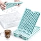 thumbnail image 1 of Bandejas de cubitos de hielo redondas, moldes de hielo flexibles hechos de material PP de grado alimenticio, para una fácil liberación de hielo y un almacenamiento que ahorra espacio en su, 1 of 6
