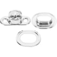thumbnail image 1 of HEALEEP Purse Closure Hardware Twist Lock Silver Copper 1 Set, 1 of 8
