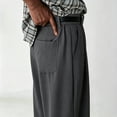 thumbnail image 5 of Men Big & Tall Microfiber Pleated Dress Slacks Light Comfort Fabric S-XL, 5 of 8