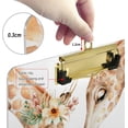 thumbnail image 3 of FMSHPON Cartoon Giraffe Tropical Clipboard Hardboard Wood Nursing Clip Board and Pull for Standard A4 Letter 13x9 inches, 3 of 7