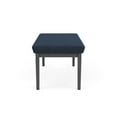thumbnail image 5 of Lenox Steel Reception Waiting Room 2-Seat Bench / Charcoal Steel / Blue, 5 of 5