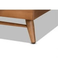 thumbnail image 5 of Baxton Studio Keagan Mid-Century Modern Transitional Walnut Brown Finished Wood Full Size Platform Bed, 5 of 5
