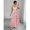 Red, variant on Womens Red Boho Maxi Dress With Lace Tassel Detail