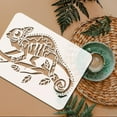 thumbnail image 5 of Chameleon Painting Stencil 8.3x11.7inch Reusable Chameleon Drawing Stencils DIY Art Chameleon Pattern Painting Template Animal Theme Stencil for Painting on Wall Wood Furniture, 5 of 9