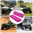 thumbnail image 5 of Yuyamidu Pink UTV Seat Covers Compatible with Kawasaki Mule 3010 Diesel 4x4 2008 2007 2006 2005 2004 2003, Outdoor Bench Seat Cover Set Heavy Duty UTV Seat Cover(2 PCS), 5 of 7