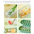 thumbnail image 3 of 2 Bandejas de Cubitos de Hielo Redondas y Cuadradas para Moldes de Cubitos de Hielo de Congelador con Pala para Hacer 54 Cubitos de Hielo para Enfriar Bebidas café Cóctel Jugo ANGGREK  Otros, 3 of 8