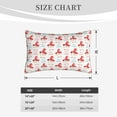 thumbnail image 4 of Lsque Funny Gnomes Pattern Pillow Case – Soft & Cozy Throw Pillow Cover, Hypoallergenic Cushion Case for Sleeping Women with Envelope Closure-16"x24", 4 of 6