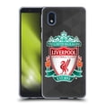 thumbnail image 1 of Head Case Designs Officially Licensed Liverpool Football Club Crest 1 Black Geometric 1 Soft Gel Case Compatible with Samsung Galaxy A01 Core (2020), 1 of 7