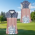 thumbnail image 5 of Aplkyhs American Patriotic Star Matching Golf Shirts for Couple Racerback Design Golf Tennis Tank Top Soft and Comfortable 4-Way Stretch for Golf Tennis Hiking Running Gym, 5 of 6