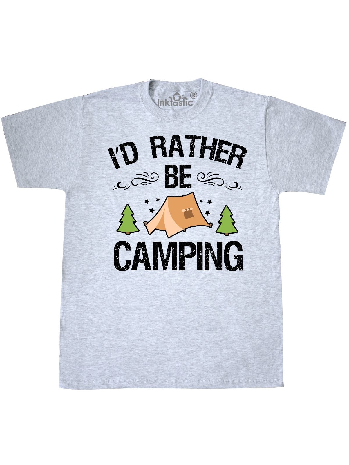 inktastic Camping is My Favorite Sport with Tent and Trees Baby T-Shirt