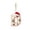D, variant on QISIWOLE White Letter R Christmas Letter Ornament with Red Hat Decor, 2D Acrylic Hanging Pendant, 3.15 x 2.36 in Acrylic Letter Ornament, for Christmas Tree Garland Mantel Decor