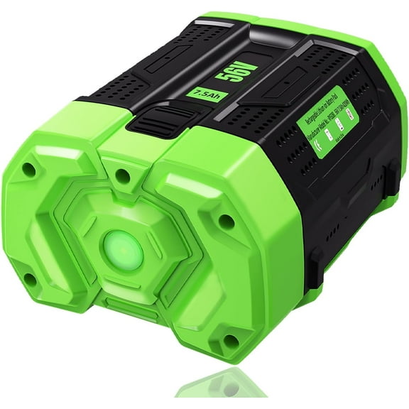 1 Pack 7.5Ah Replacement for EGO 56V Battery BA4200 BA5600 BA2800 BA1400 Compatible with EGO 56 Volt Cordless Power CS1804 CS1403 HT2400 LB6504 LB5804 LB6500 LB4800 Tools