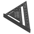 thumbnail image 1 of Triangular Scale Ruler, Accurate Conversion Table Horizontal Base Practical Triangular Measure Ruler Thickened Aluminum Alloy  for Carpenter Woodworking Tools, 1 of 7