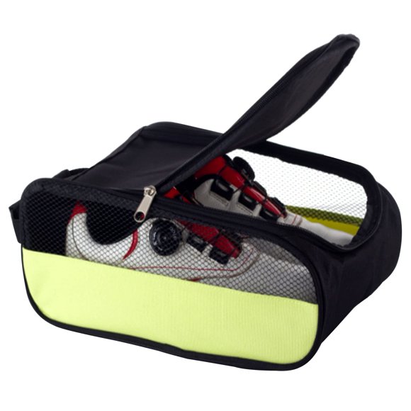 Outdoor Golf Shoes Bags Travel Shoes Bags Zippered Sport Shoes Bag (Green)