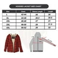 thumbnail image 6 of Red/Black Hoodies Lumberjack Sherpa Wool Fabric Lined Tartan, 6 of 6