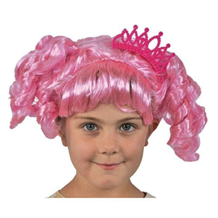 Pink Lalaloopsy Jewel Sparkles Wig Child Halloween Costume, One Size, Wig