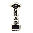 thumbnail image 1 of 2024 Graduation Party Table Decoration Wooden Sign Class of 2024 Party Ornament Wood Table Sign, 1 of 6