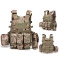 thumbnail image 2 of Chaleco táctico de liberación rápida Portaplacas táctico para Airsoft Camuflaje, 2 of 5