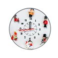 thumbnail image 2 of Reloj de pared de 12 pulgadas, bonito, con imanes para nevera, funciona a pilas, silencioso, sin tictac. blanco, 2 of 9