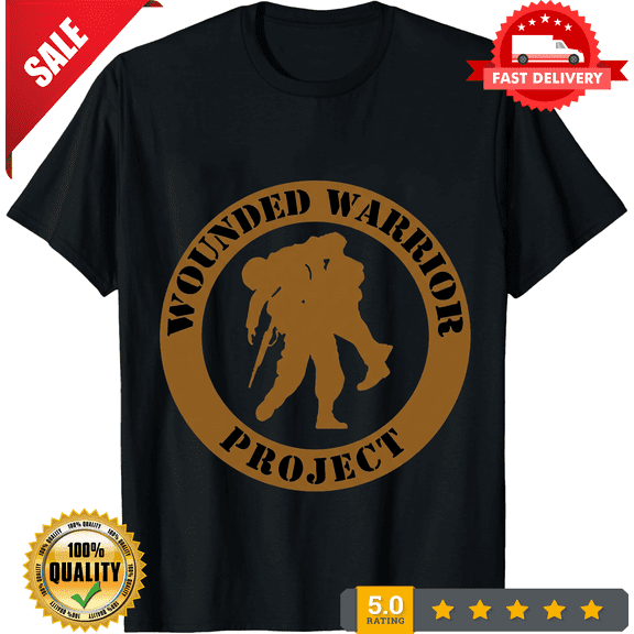 Reprint Rare NEW! Wounded Warrior Project Logo Long Sleeve T-Shirt Funny Size S to 5XL, NEW INSTOCK-TH78569