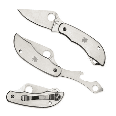 Spyderco 2" Flat Ground Tactical Knife, with Screwdriver