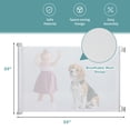 thumbnail image 2 of Gymax 33'' Tall Retractable Baby Gate Mesh Safety Gate for Dog Indoor Outdoor Use, 2 of 9