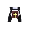 thumbnail image 2 of FEOLGEHLY Halloween Decorations, Halloween Pet Pastor Clothes Cats Dog Holiday Cos Outfit Party Dress Up Clothes Foolproof Wear Take Off Cute Photo Prop For Cats Dogs Halloween Party Apparel (S), 2 of 7