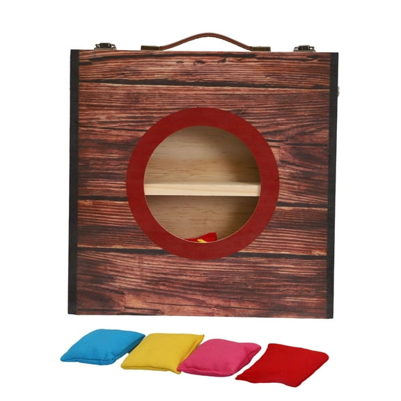 Yokua Wood Cornholes Board Set and Bean Bags for Indoor and Outdoor Fun Family Game