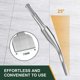 thumbnail image 3 of Tile Chisel, Chisel [165x75 mm] 25° Curve, Flat Tile Chisel, Professional Tile Chisel for Impact Hammers and Electric Hammers., 3 of 5